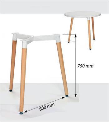 कैफे और मीटिंग टेबल डिज़ाइन: वन पीस