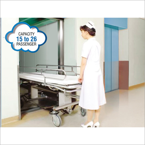 Hospital Elevator - Spacious 816 Kg Capacity, 5100 Mm Overhead, 1600 Mm Pit Depth | Reliable, Easy To Use, Stretcher Ready, Collapsible Door