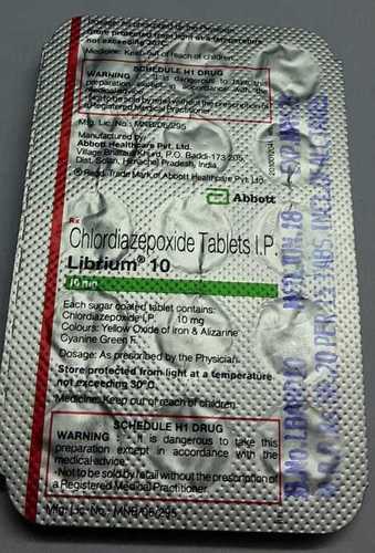 Chlordiazepoxide Tablets General Medicines