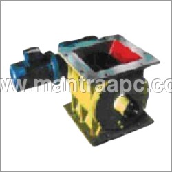 Rotary Airlock Valve - Stainless Steel Construction, Black Yellow & Red Color | Industrial & Agricultural Bulk Material Handling System