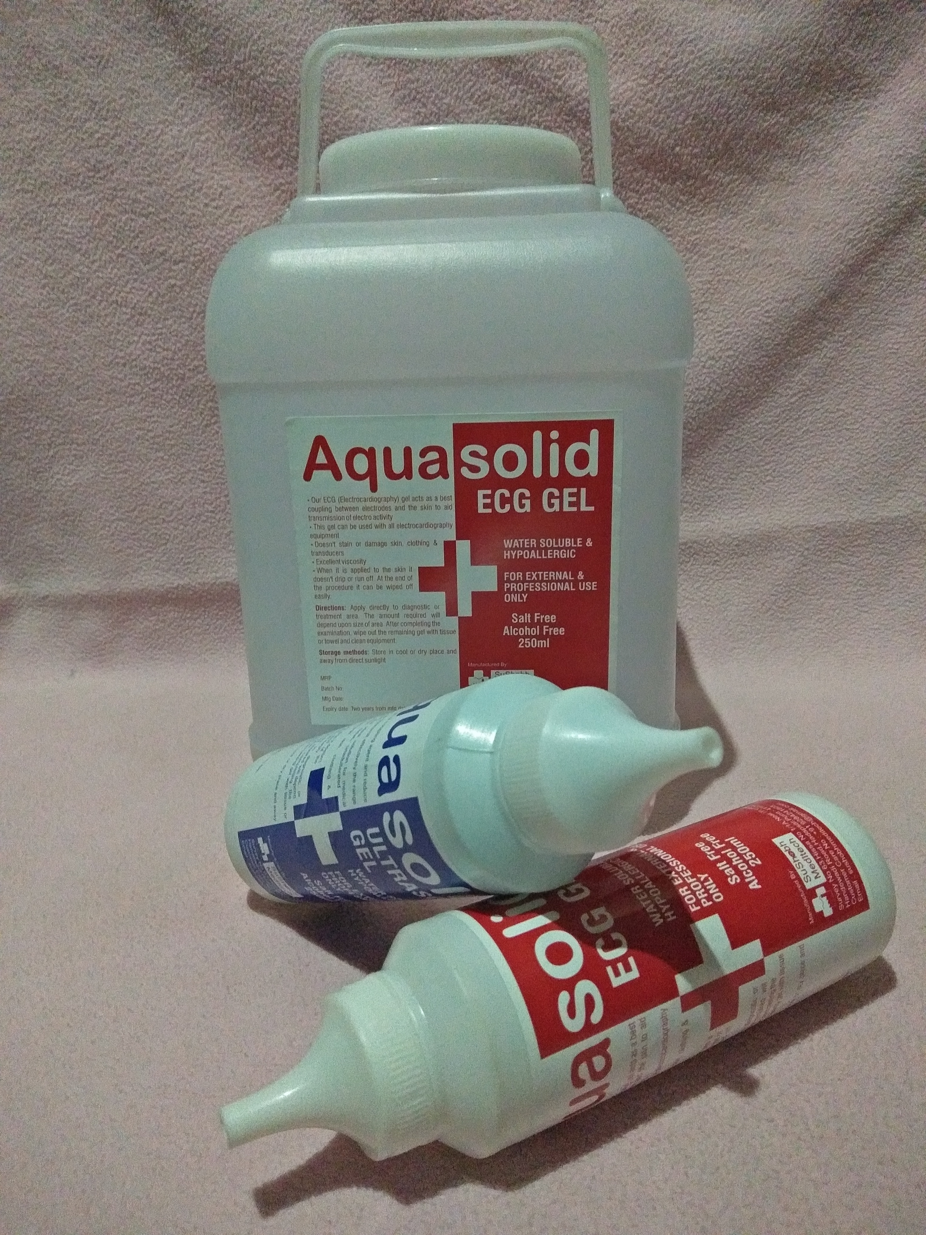 Aqua Solid Ecg Gel