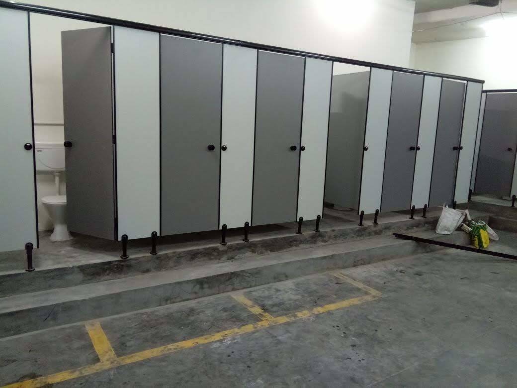 Rectangular Toilet Cubicle Steel Partition