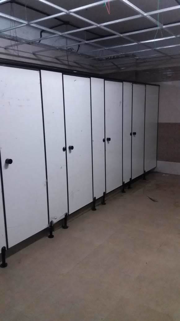 Rectangular Toilet Cubicle Steel Partition