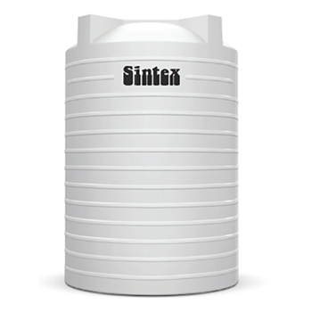 Sintex Chemical Storage Tanks - 25000 Litres, Black, Cylindrical, Hdpe & Lldpe, 20mm Thickness | Anti-corrosive, Zero Maintenance, Easy Installation, Durable Design