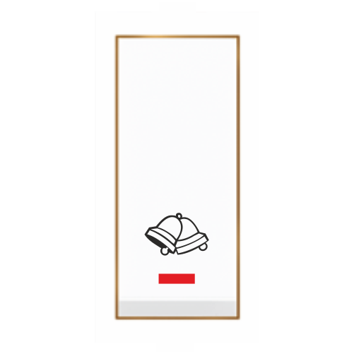 Pressfit Pearl One Modular Switch - Plastic Material, 1 Module Size, White Color | Elegant Design, Spark Shield Protection, Soft Touch Operation