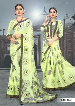 Available In 12 Colors Fancy Printed Saree