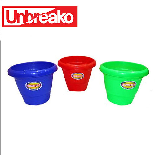Red Plastic Plant Pots