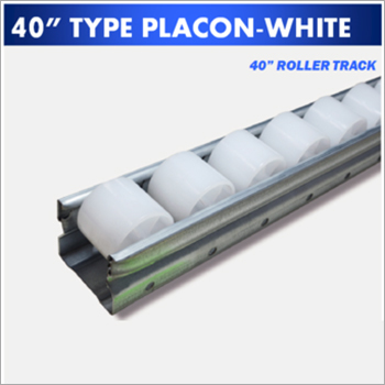 40inch Type Placon Roller - Plastic, 1-3mm Thickness x 3-5m Length, Black Color, Rectangular Shape, Socket Joint Connection, Pre-Galvanized Surface Treatment