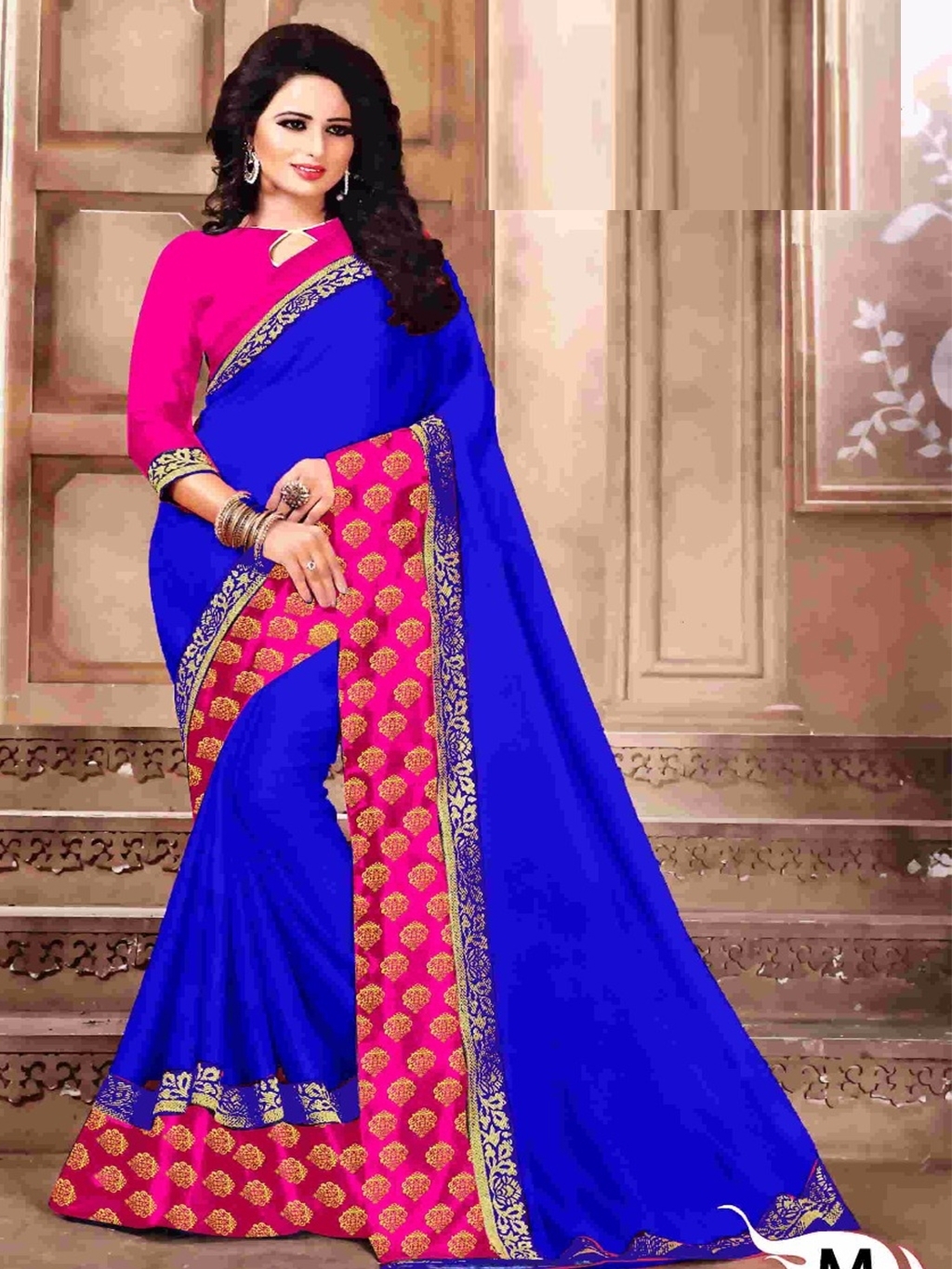 Multi Cotton Silk Saree