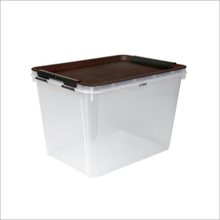 Plastic Storage Box - Rectangular Design, Durable Plastic Material, Ideal Food Container