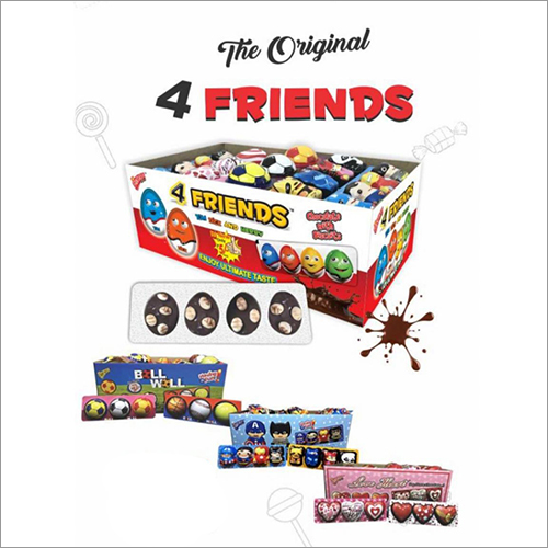 4 - Friends चोको बीन कैंडीज़