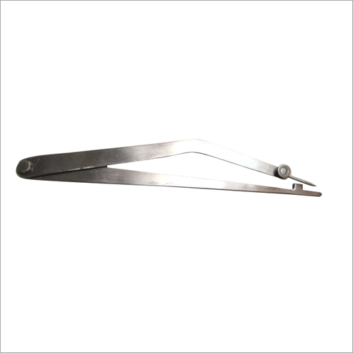 Firm Joint Jenny Caliper - Stainless Steel, Size Options: 4 to 12 Inches, Silver Color | Precision Measuring Instrument for Industrial & Engineering Use