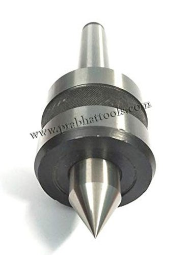 Revolving Center Live Center - Steel, M.T. No. 1-6, Silver & Black | High Performance, Rugged Resilience, Corrosion Resistant, Precision Usability
