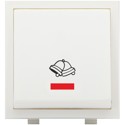 Pressfit Xuv Broad One Modular Switches - Plastic Material, 16 Amp Current Rating, White Color | Elegant Design, Spark Shield Protected, Screwless Installation