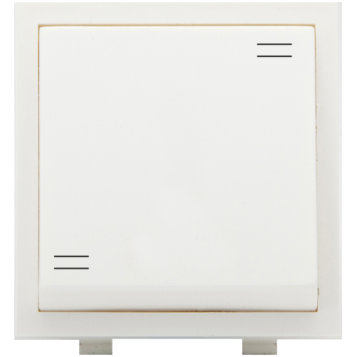 Pressfit Xuv Broad One Modular Switches - Plastic Material, 16 Amp Current Rating, White Color | Elegant Design, Spark Shield Protected, Screwless Installation
