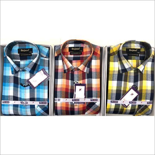 प्लेन कॉटन शर्ट