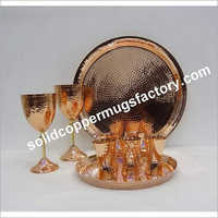 मेटल कॉपर बार ट्रे