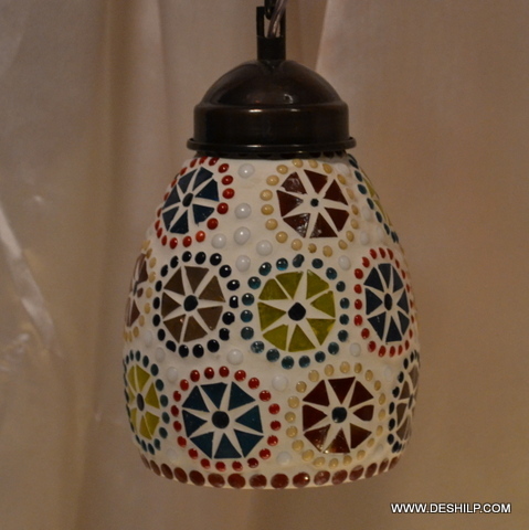 Multicolor Glass Made Hand Decor Wall Hanging