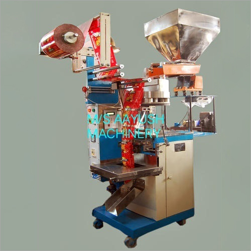 Namkeen Packaging Machine - Stainless Steel, 1200x800x1500 mm | 1.5 kW Power, 10-20 Bags/Min Capacity, 1 Year Warranty, Superior Performance
