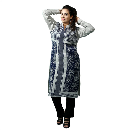 महिलाओं के लिए फुल स्लीव वूलन कुर्ती