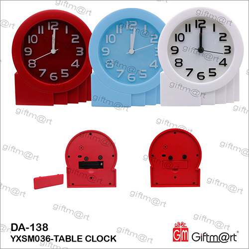 Fancy Table Clock - Durable Metal Design | Elegant Pen Holder, Home Decor Trend