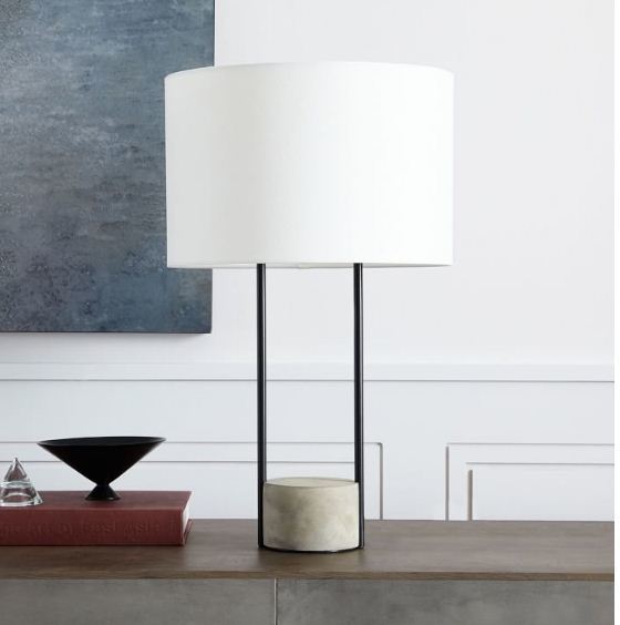 Black Modern Table Lamp