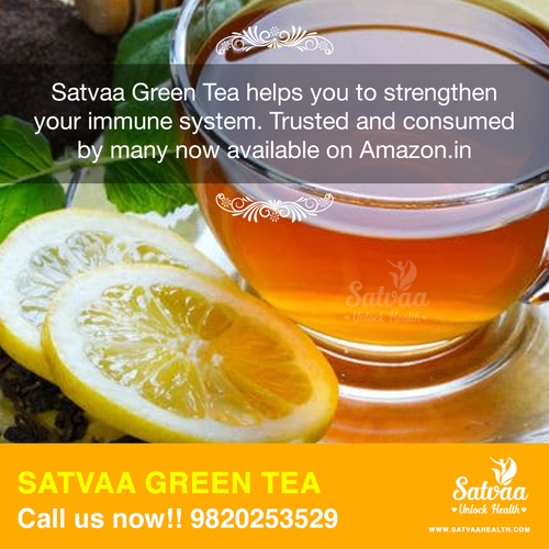 नींबू हरी चाय