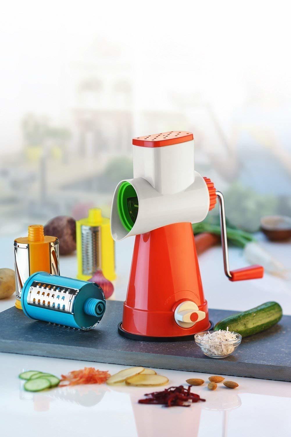 Red Rotary Vegetable Cutter