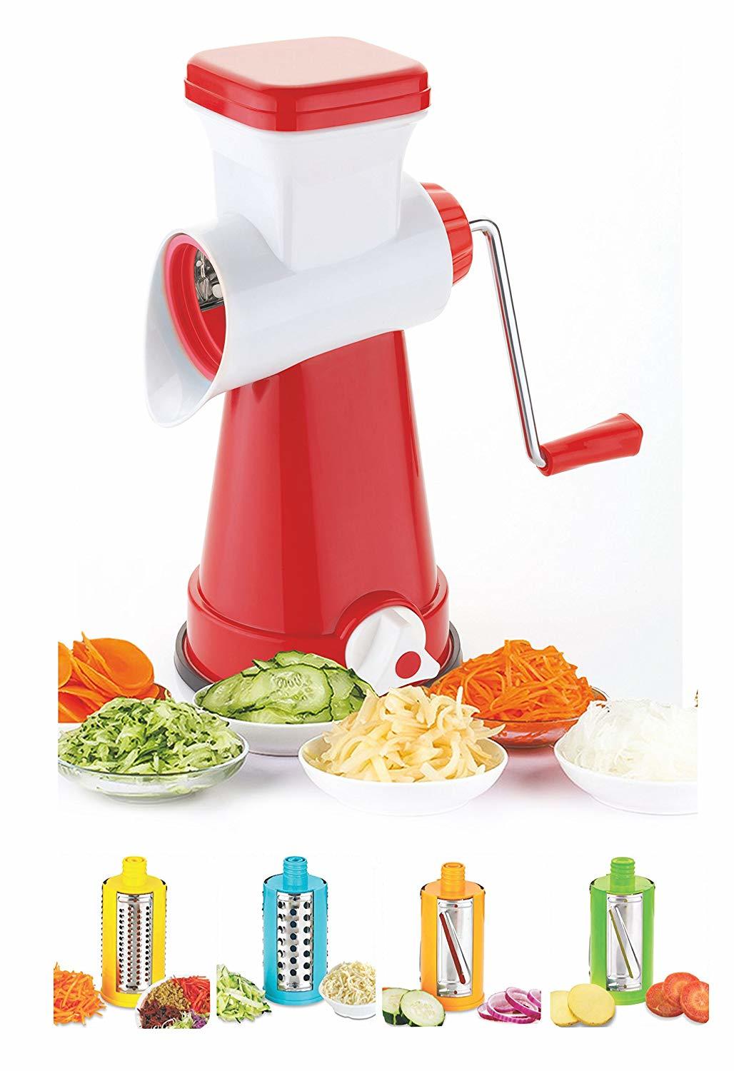 Red Rotary Vegetable Cutter