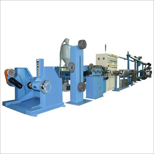 Blue & White Cable Making Extruders