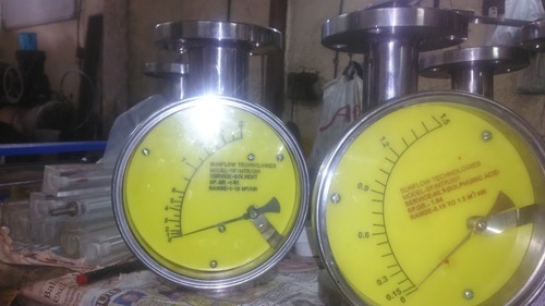 Metal Tube Rotameter Application: For Water / Solvents Use