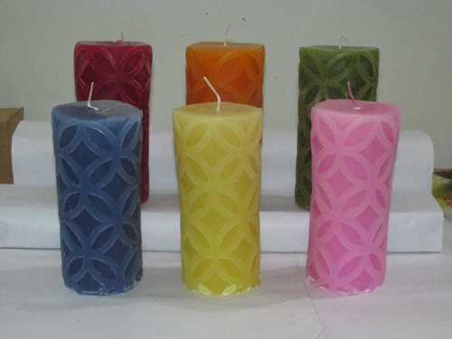 पिलर मोमबत्ती फैंसी