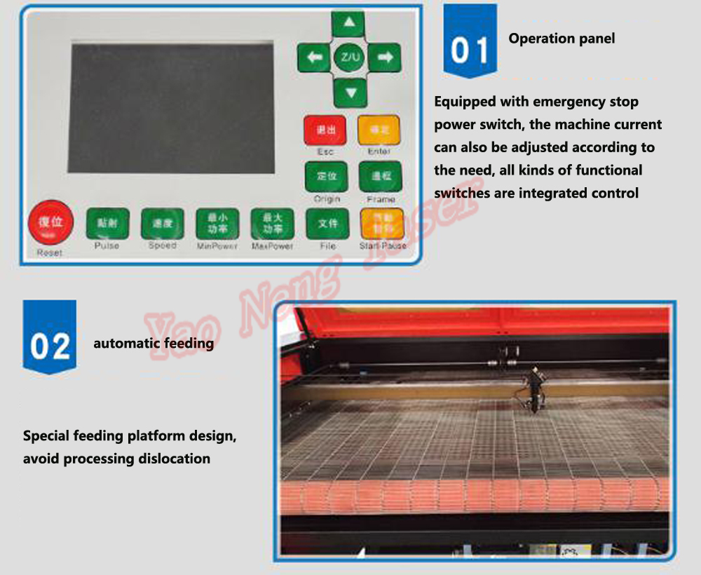 Auto Feeder Co2 Laser Cutter