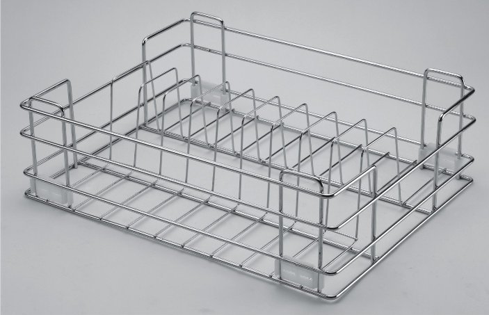 Stainless Steel Trolley - Modern Design, Silver Finish | Eco-friendly, Fireproof, Water Resistant, No Assembly Required