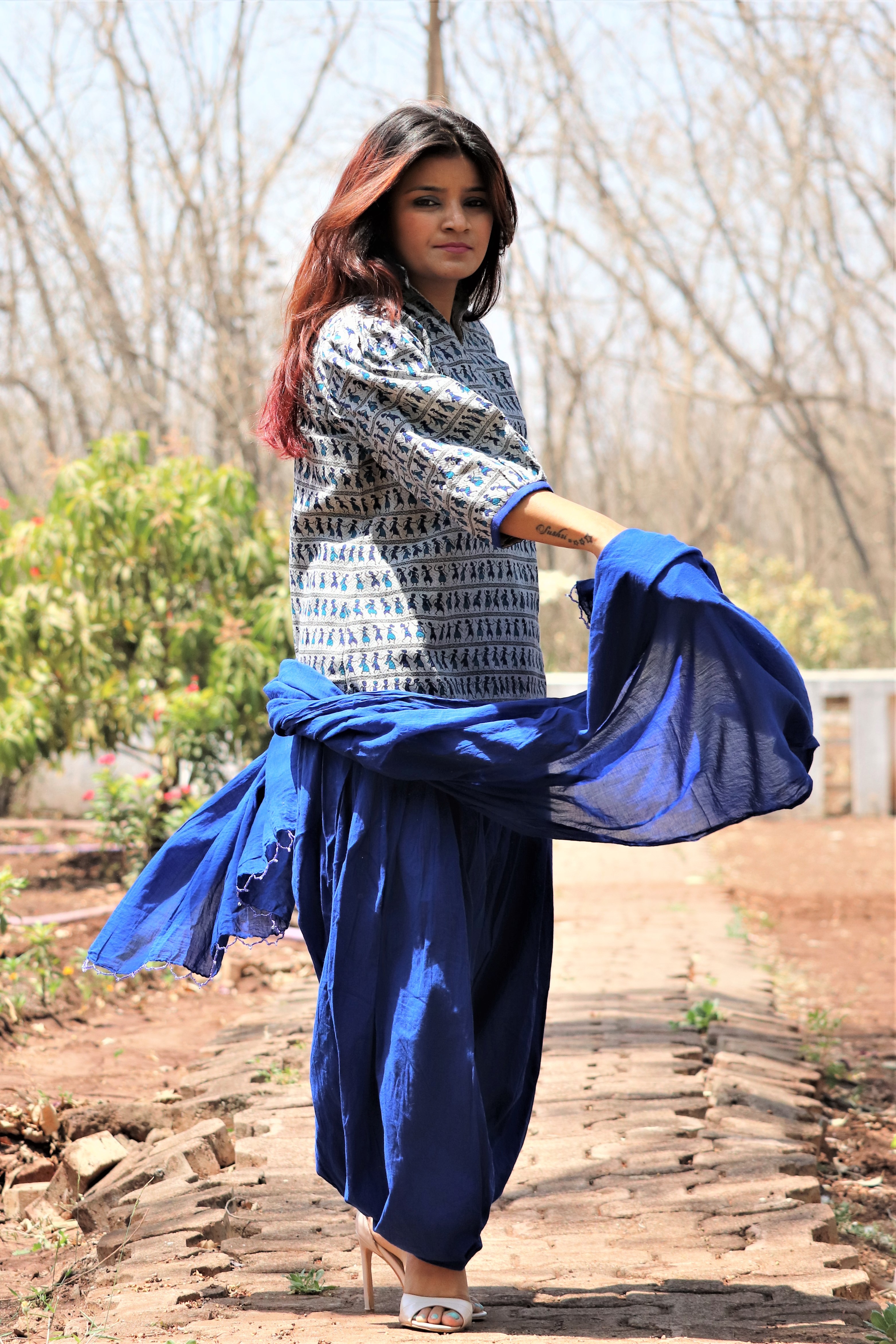 Blue Kurti