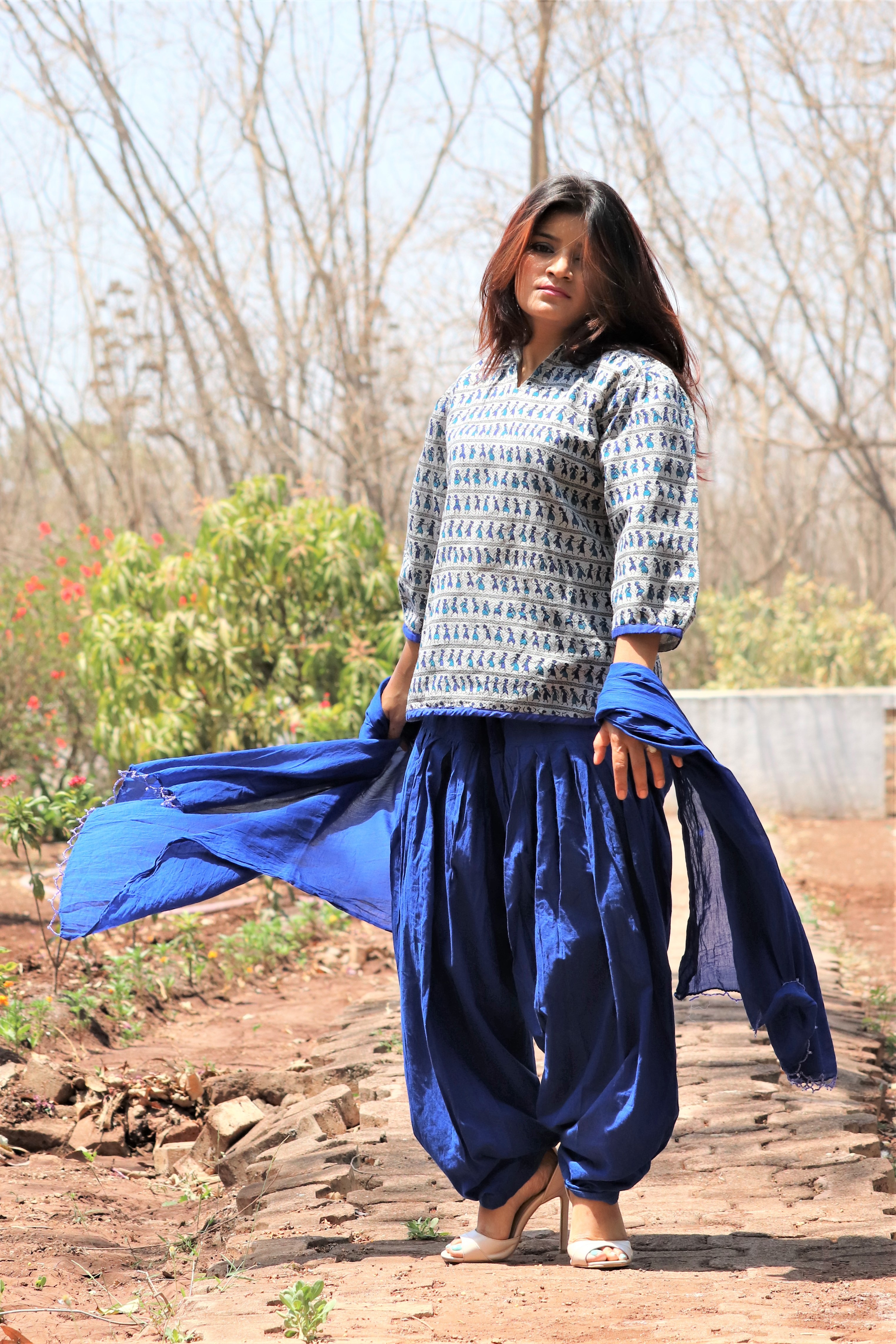 Blue Kurti