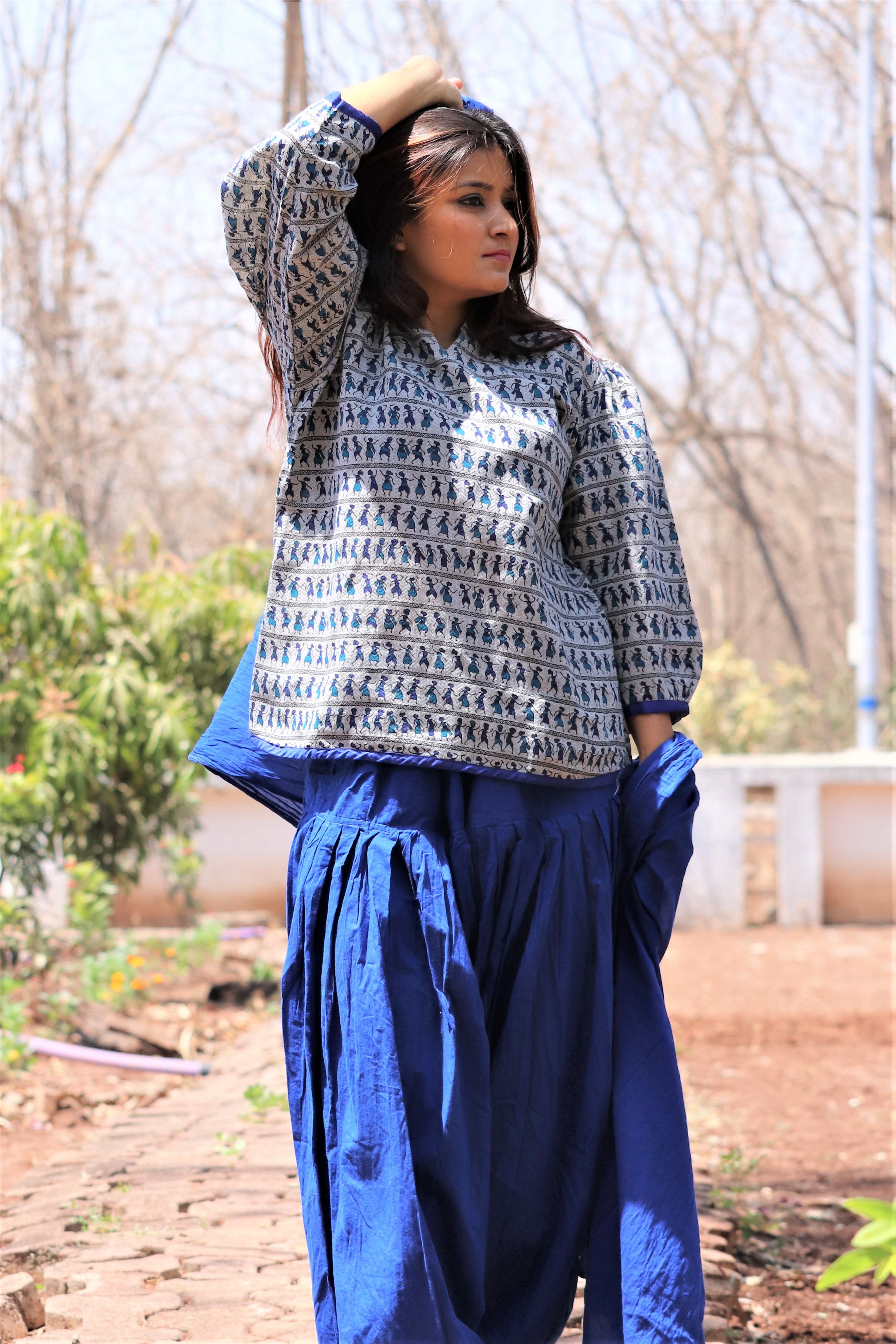 Blue Kurti