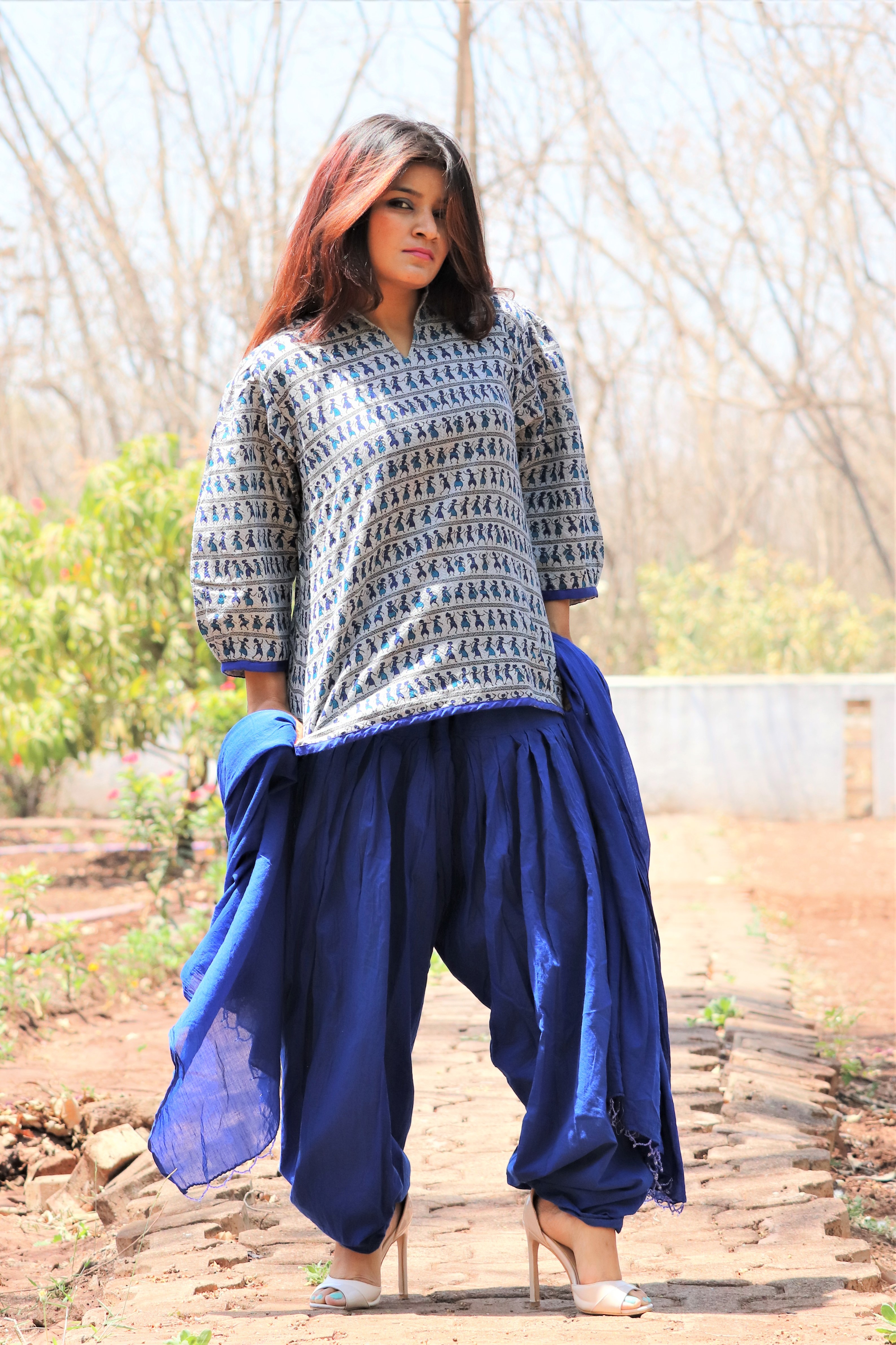 Blue Kurti