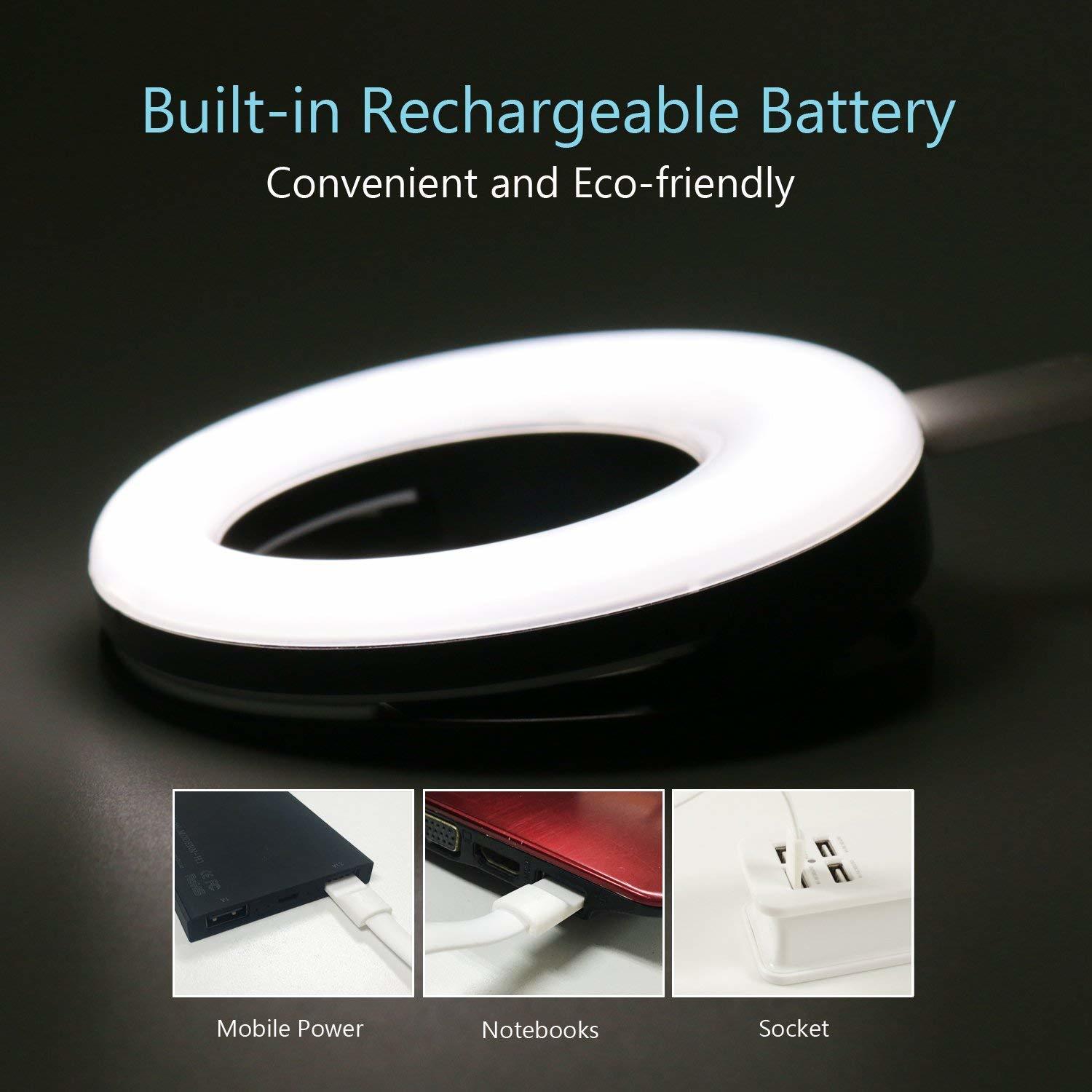 Ring Flash Light - Durable Plastic, Compact Design | Ideal For Professional Photography, Even Lighting, Easy Mounting