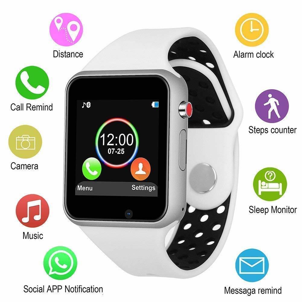 M3 Smartwatch - Advanced Fitness Tracking, Sleek Design In Matte Black Finish| High-performance Battery Life, Waterproof Capability, Customizable Watch Faces