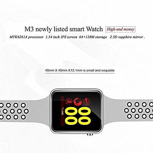 M3 Smartwatch - Advanced Fitness Tracking, Sleek Design In Matte Black Finish| High-performance Battery Life, Waterproof Capability, Customizable Watch Faces