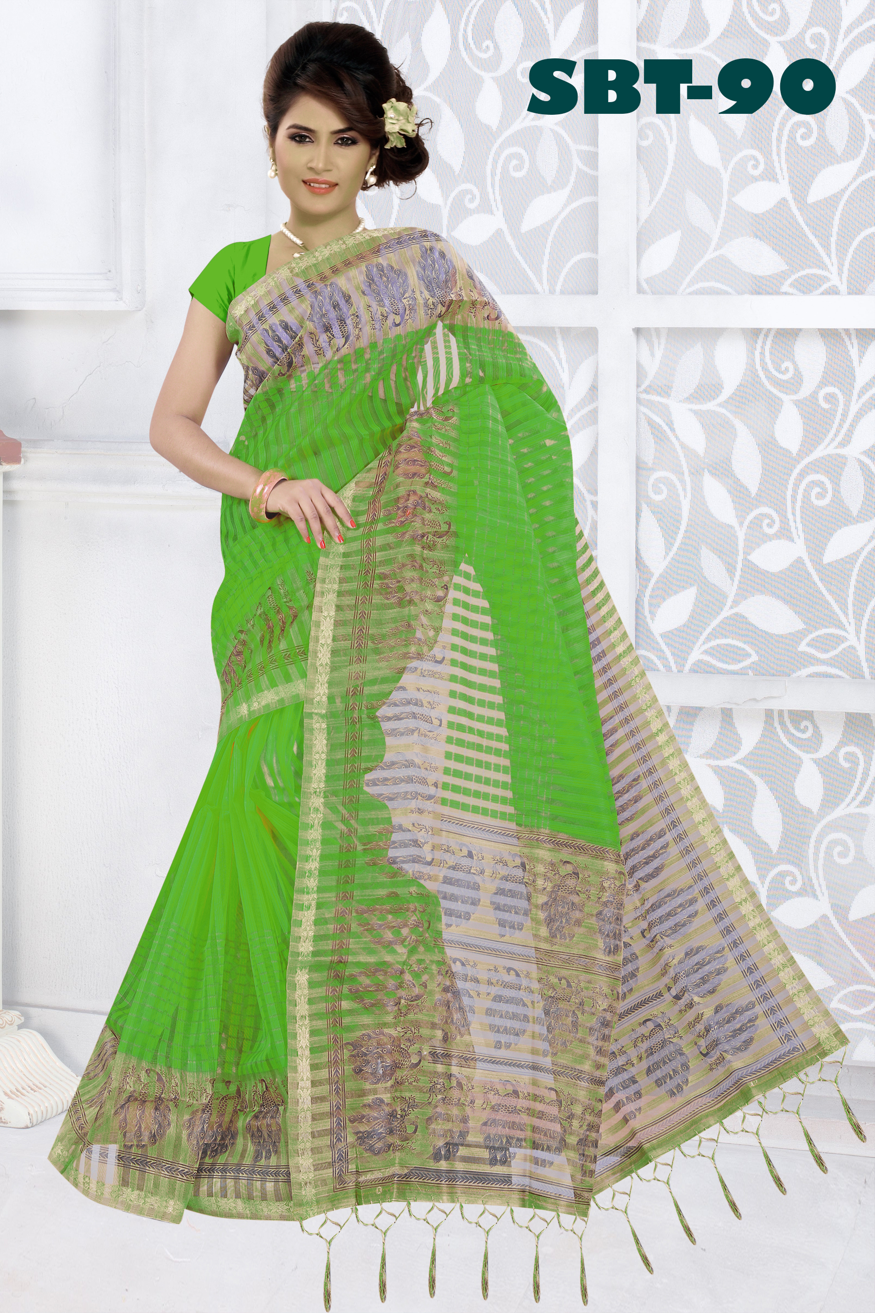 Saniya New Saree - Cotton Silk 5.5 Mtr Length Multi Color | Embroidered Bollywood Style Ideal For Festive And Cultural Occasions