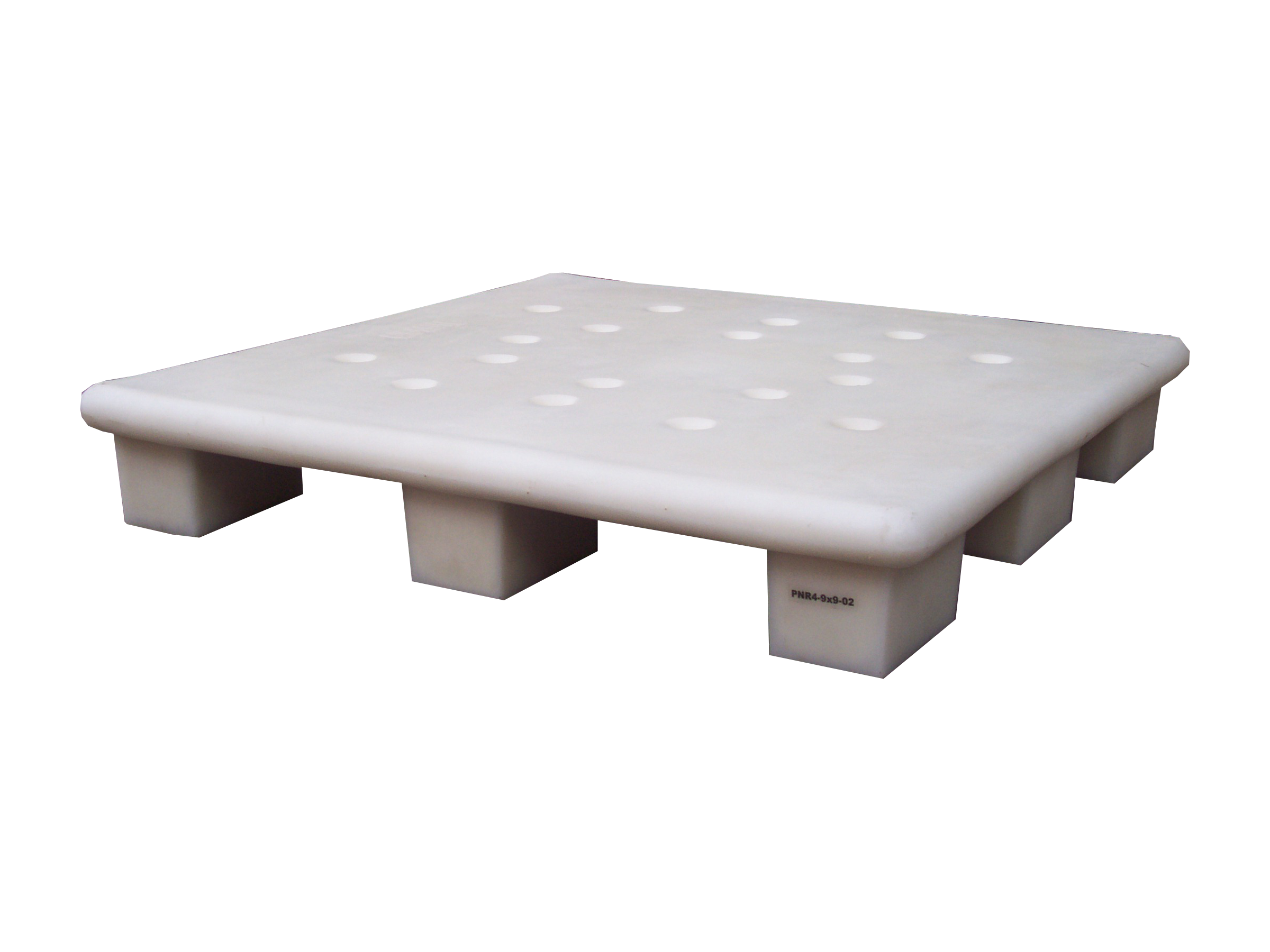 Roto Molded Pallet - 1200x1000mm, Fda Approved, Durable Food Grade Lldpe Material | High Load Capacity 3000kg, Rust Proof, 4-way Entry Design