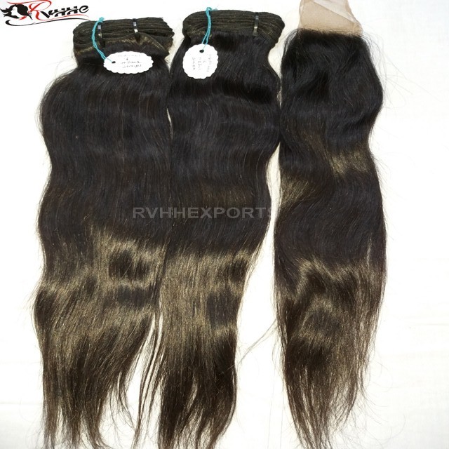 Natural Virgin Straight Unprocessed Indian Hair