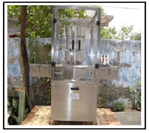 Food Automatic Single Head Crown Capping Machine