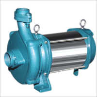 स्काई ब्लू और सिल्वर ओपन वेल सबमर्सिबल पंप