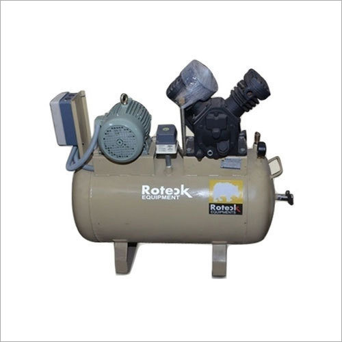 High Pressure Piston Air Compressor - 150L Receiver, 10 Bar, 1 HP AC Three Phase | Class 1 Air Quality, Single Stage, Roteck, Durable