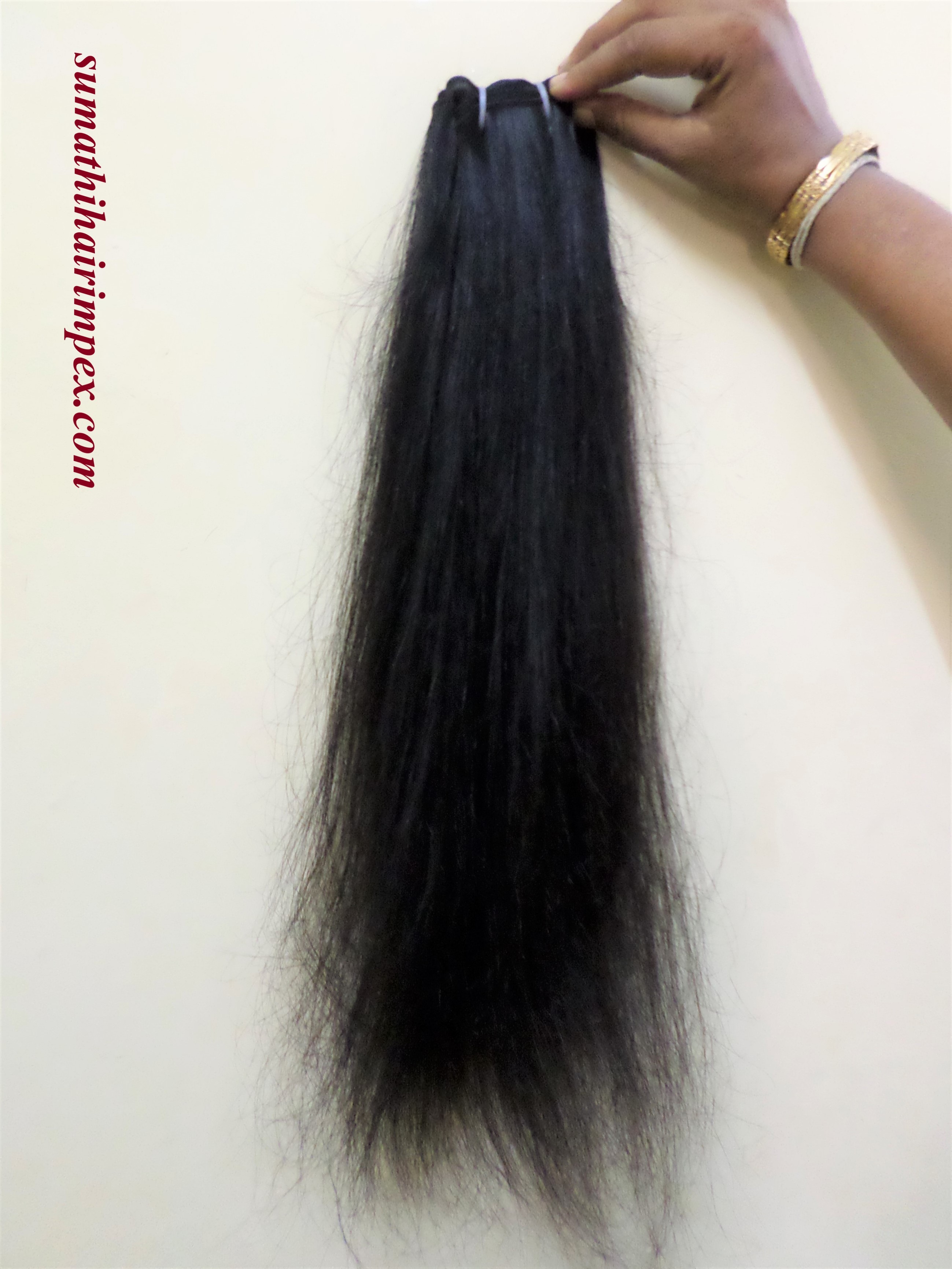 Straight Human Hair - Color: Black