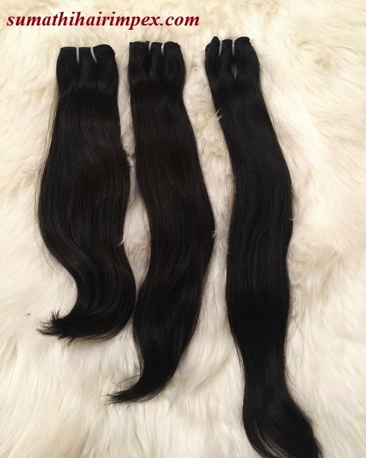 Straight Human Hair - Color: Black