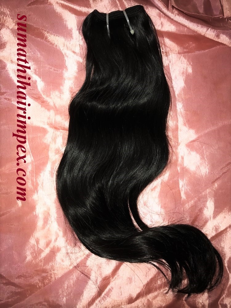 Straight Human Hair - Color: Black